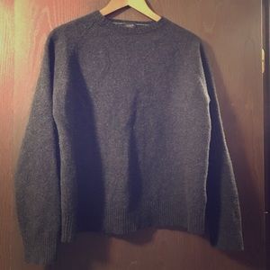 Charcoal Grey wool J. crew sweater